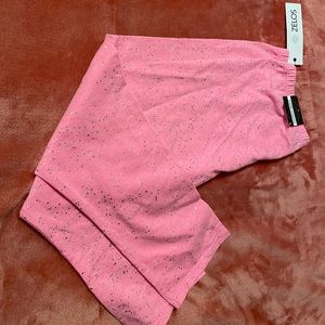 Pink glittery Zelos activewear side L
